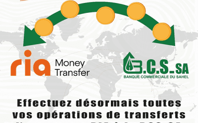 Transferts d’argent par RIA à la BCS-SA